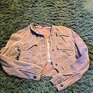 Kids Corduroy Jacket - Pink